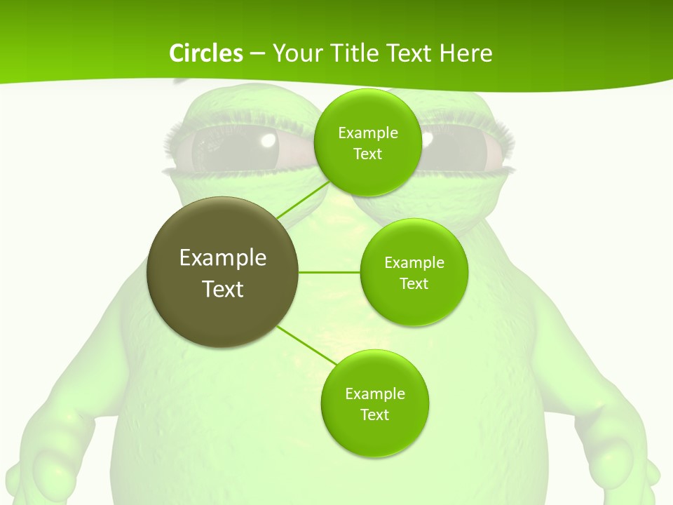 The Big Blob-Toon Figure PowerPoint Template