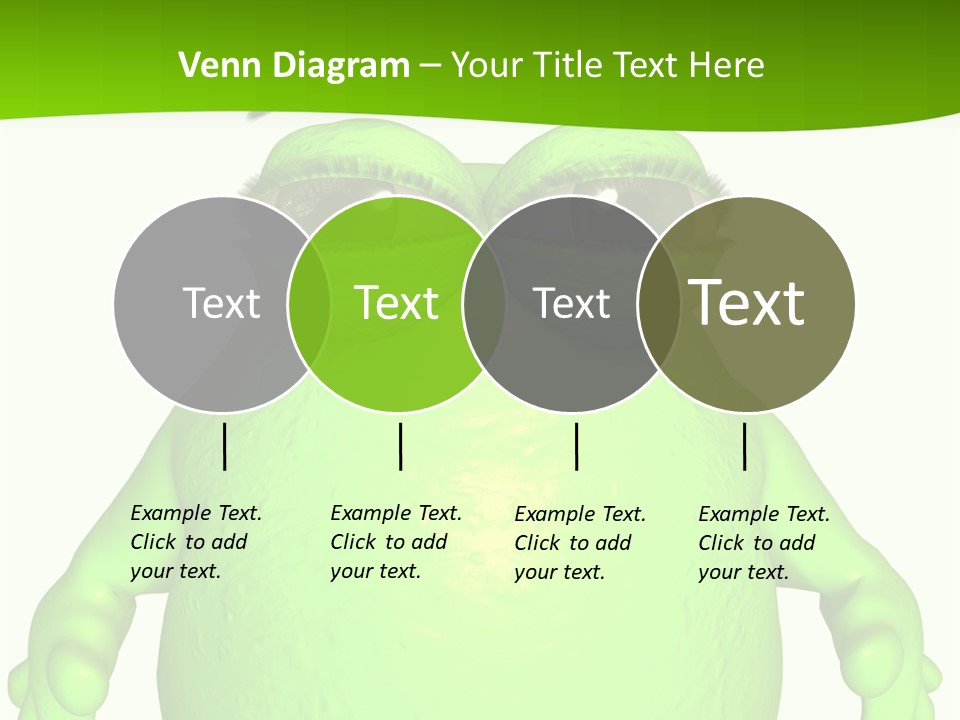 The Big Blob-Toon Figure PowerPoint Template