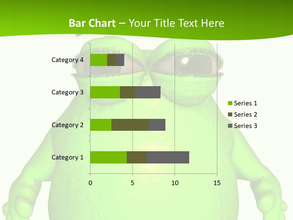 The Big Blob-Toon Figure PowerPoint Template