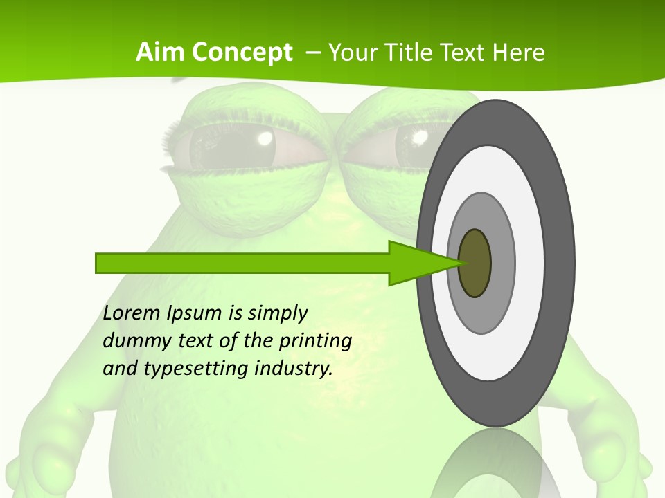 The Big Blob-Toon Figure PowerPoint Template