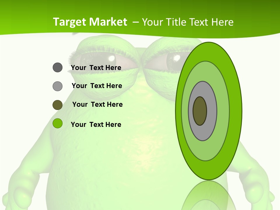 The Big Blob-Toon Figure PowerPoint Template