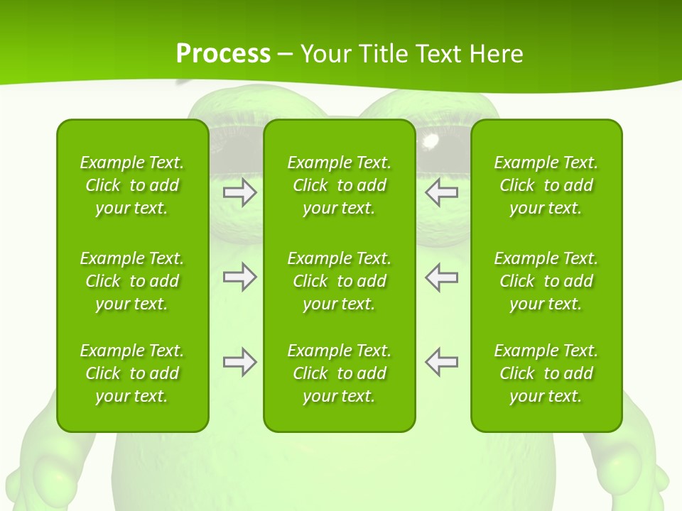 The Big Blob-Toon Figure PowerPoint Template
