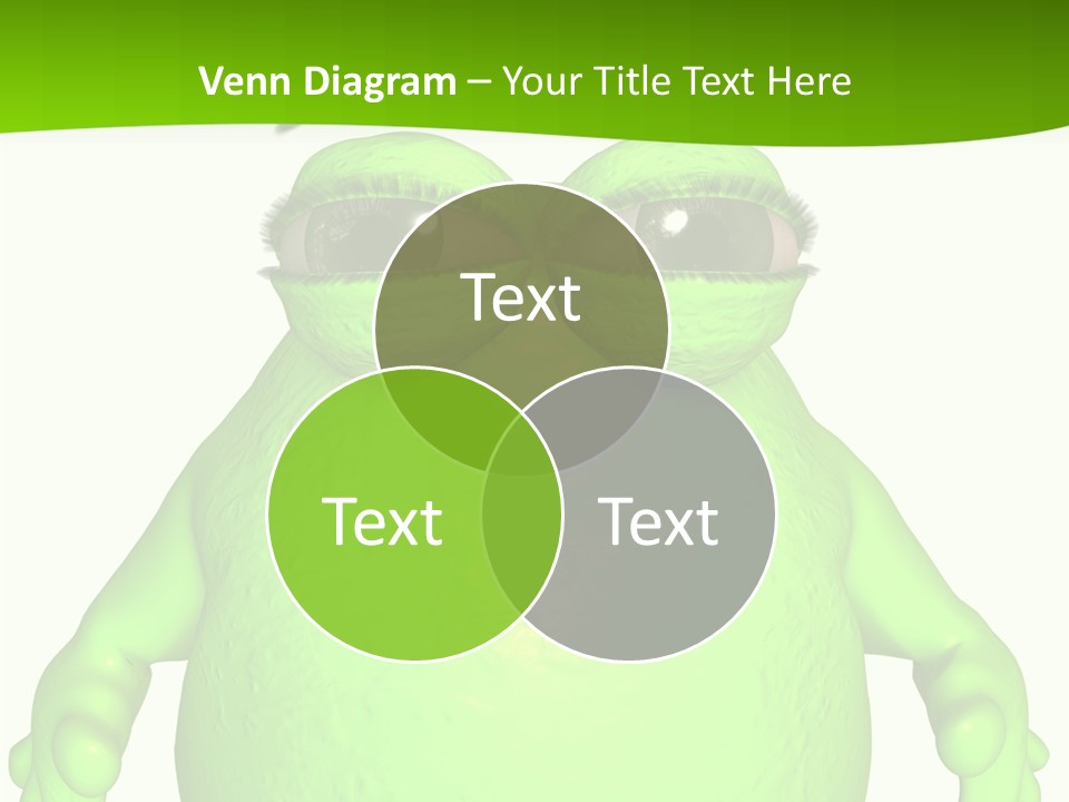 The Big Blob-Toon Figure PowerPoint Template