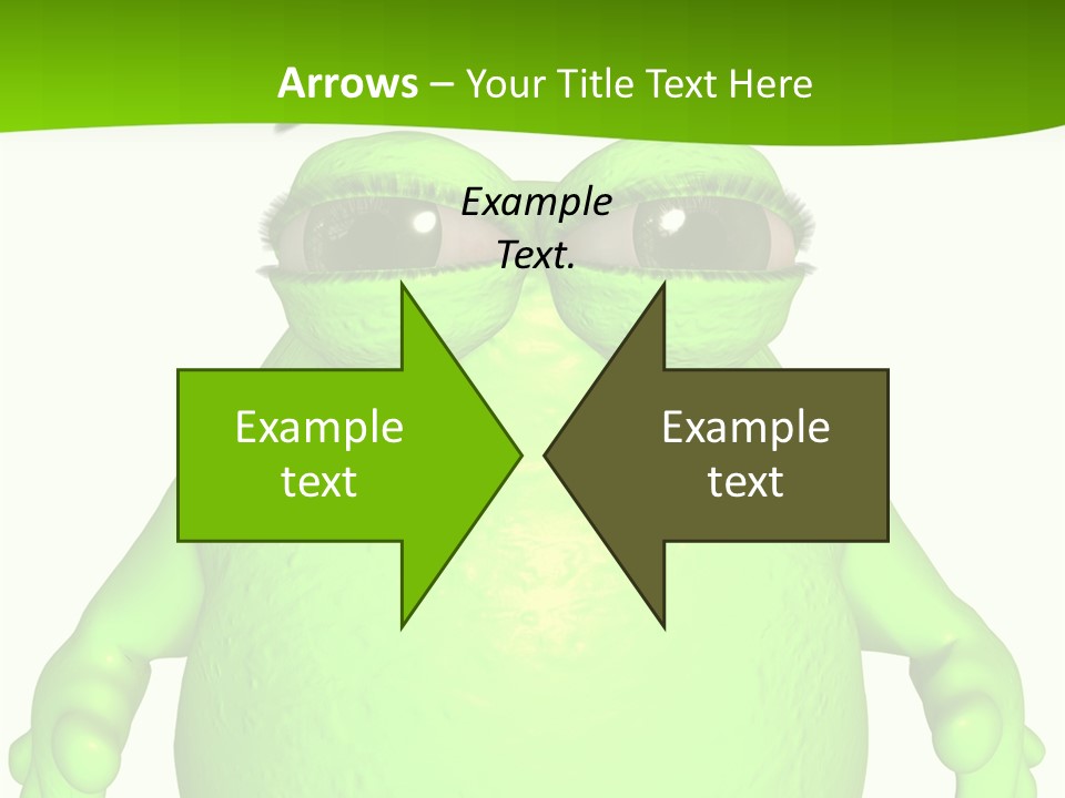 The Big Blob-Toon Figure PowerPoint Template