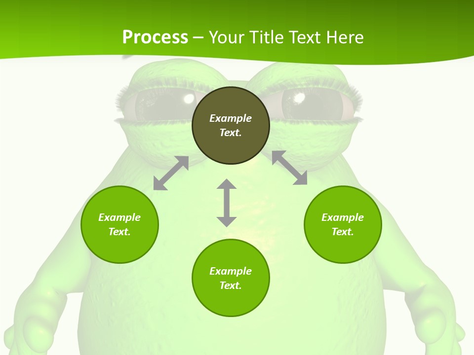 The Big Blob-Toon Figure PowerPoint Template