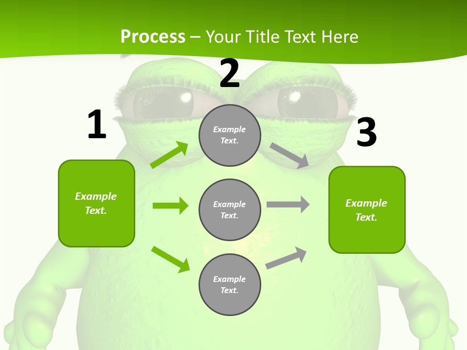 The Big Blob-Toon Figure PowerPoint Template
