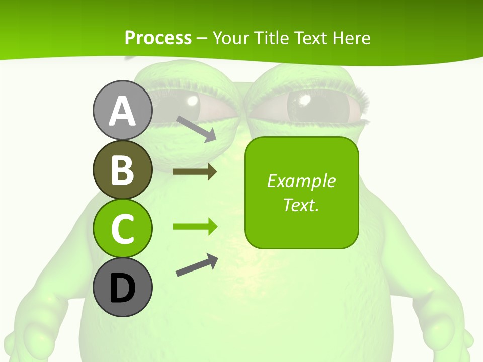 The Big Blob-Toon Figure PowerPoint Template