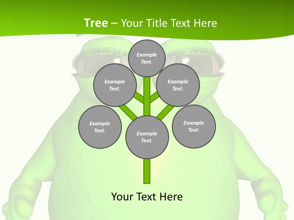 The Big Blob-Toon Figure PowerPoint Template