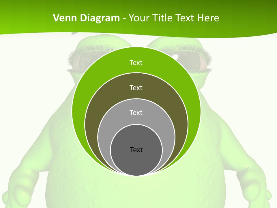 The Big Blob-Toon Figure PowerPoint Template