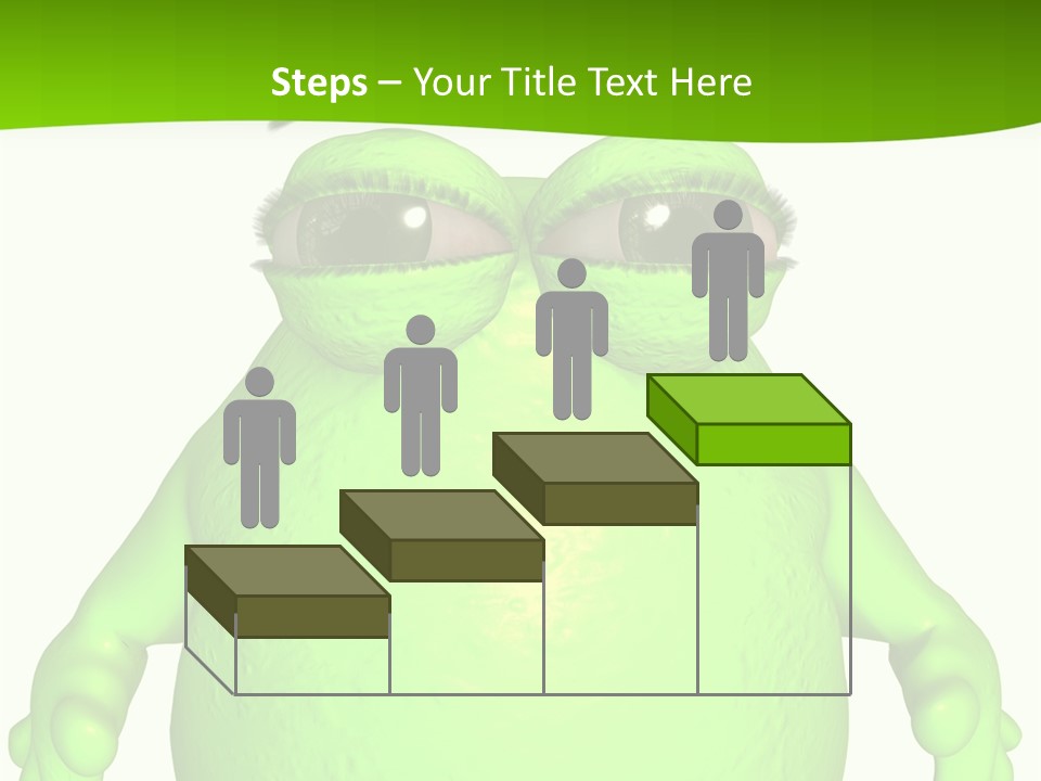 The Big Blob-Toon Figure PowerPoint Template