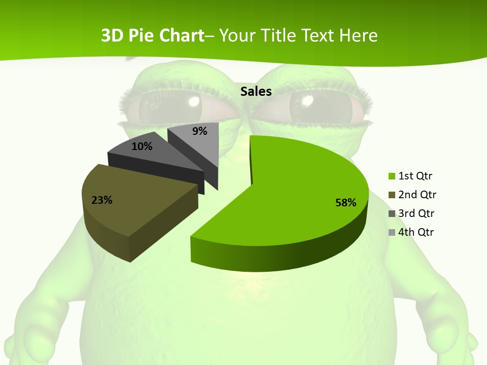 The Big Blob-Toon Figure PowerPoint Template