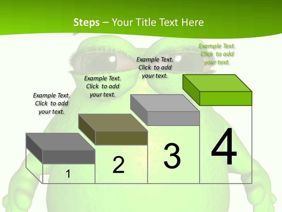 The Big Blob-Toon Figure PowerPoint Template