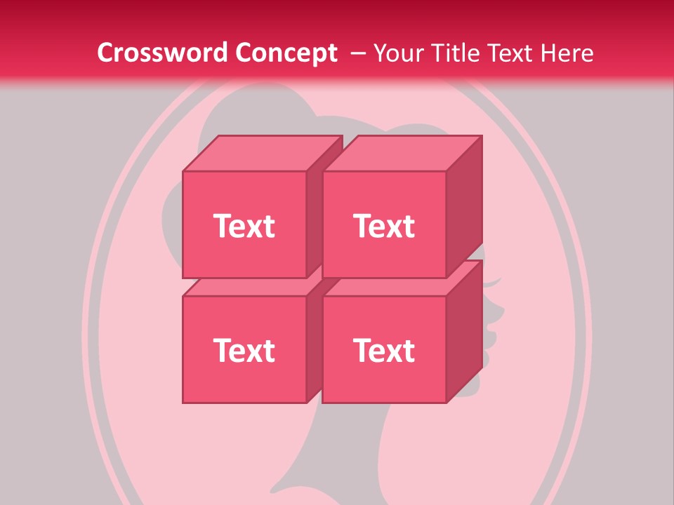 Up Do Hairstyle Stock Vector Illustration: PowerPoint Template