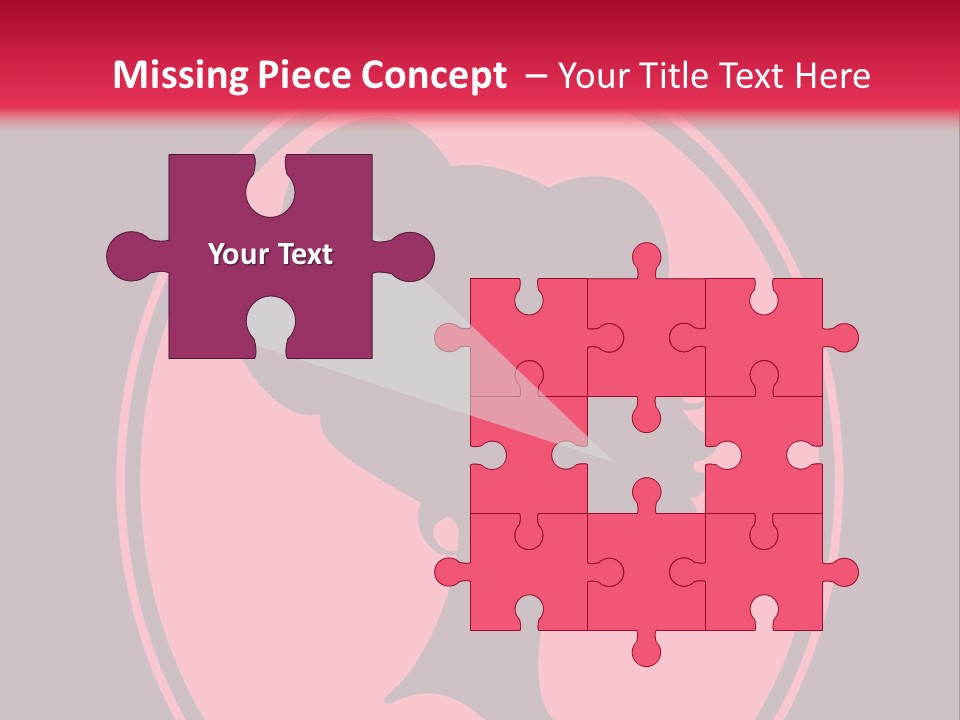 Up Do Hairstyle Stock Vector Illustration: PowerPoint Template