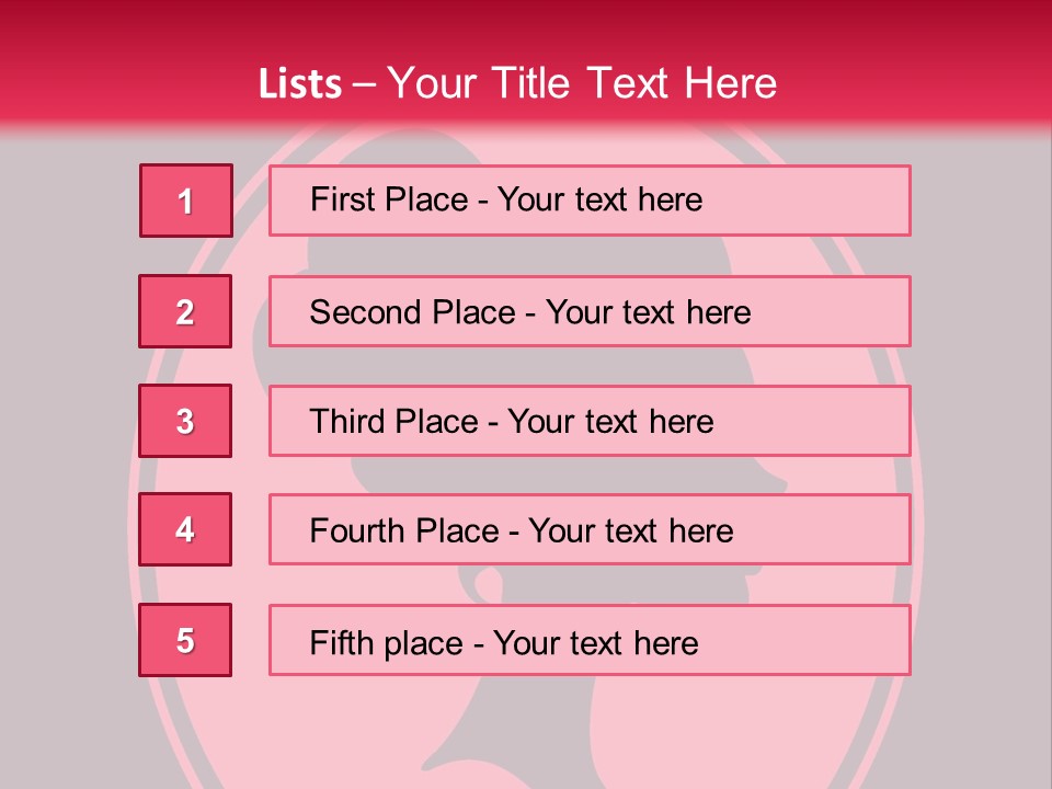 Up Do Hairstyle Stock Vector Illustration: PowerPoint Template