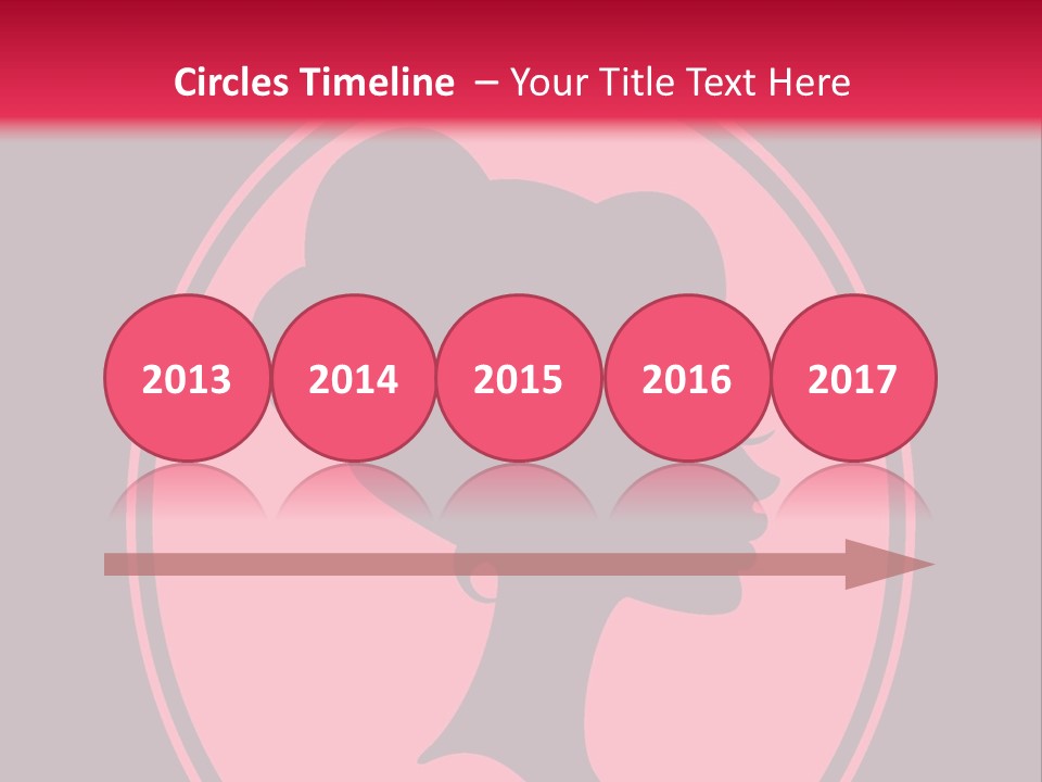 Up Do Hairstyle Stock Vector Illustration: PowerPoint Template