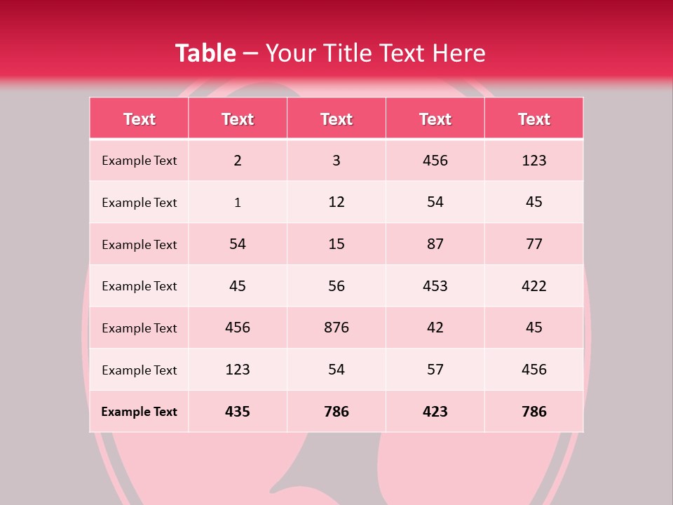 Up Do Hairstyle Stock Vector Illustration: PowerPoint Template