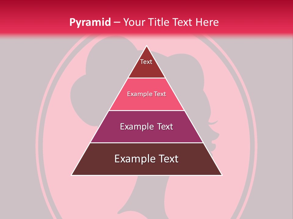 Up Do Hairstyle Stock Vector Illustration: PowerPoint Template