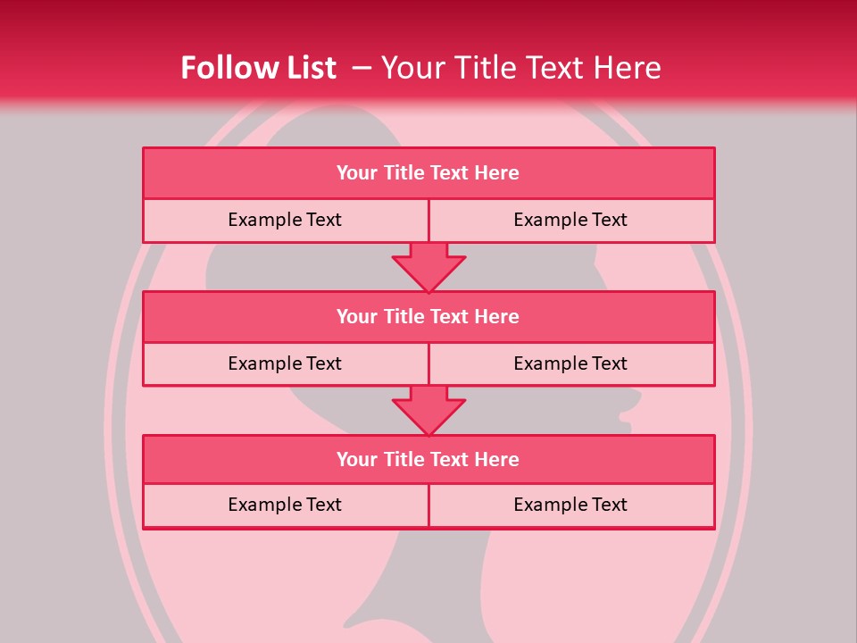 Up Do Hairstyle Stock Vector Illustration: PowerPoint Template