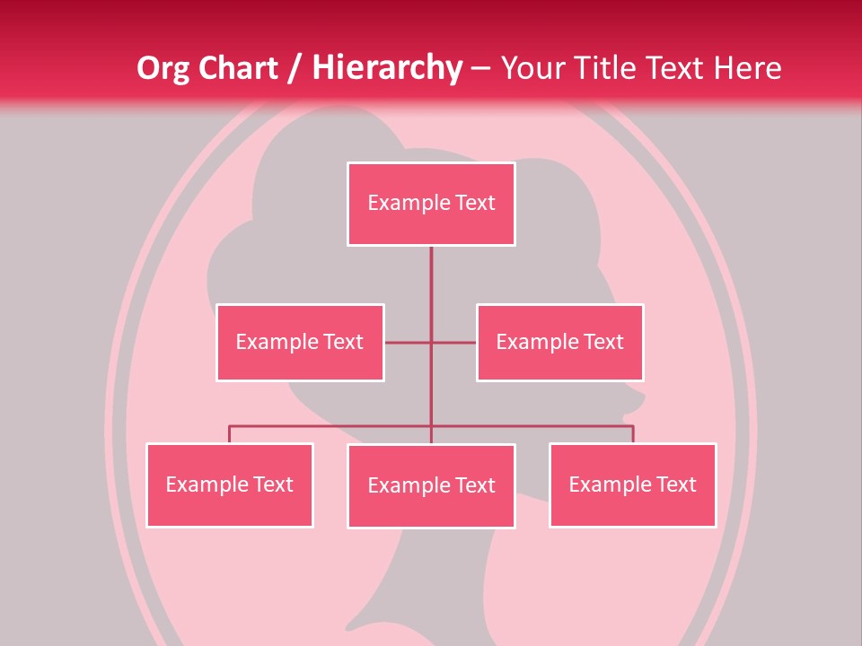 Up Do Hairstyle Stock Vector Illustration: PowerPoint Template
