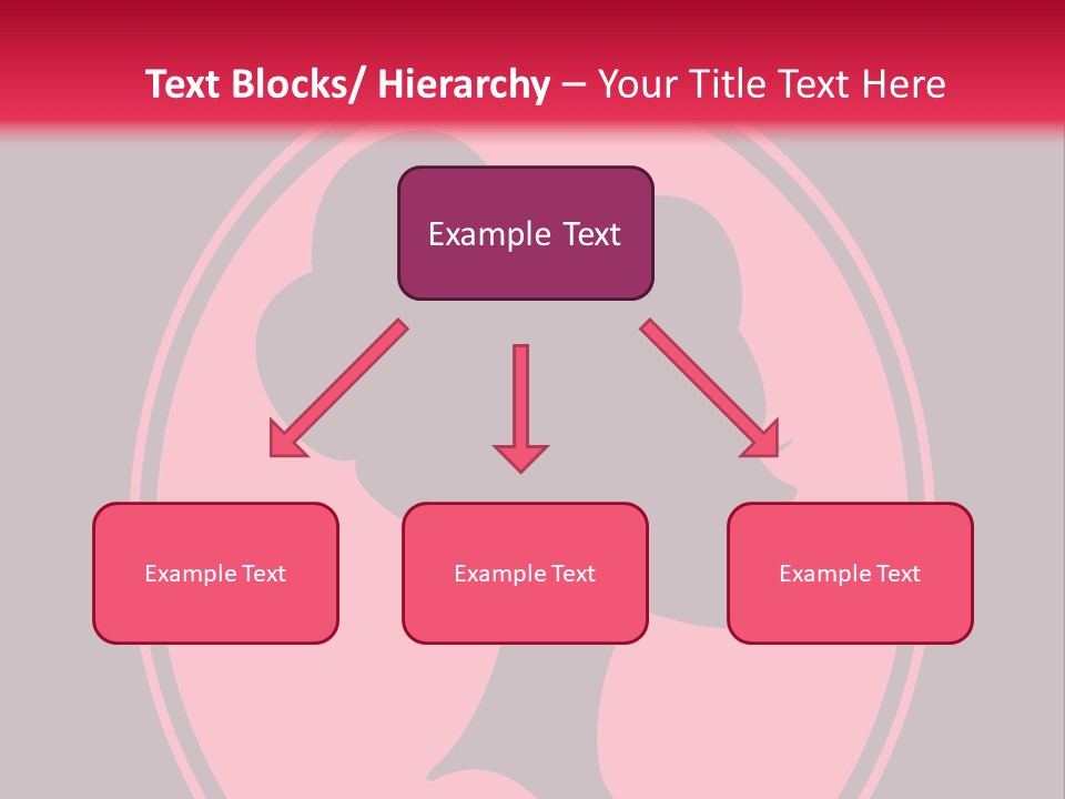 Up Do Hairstyle Stock Vector Illustration: PowerPoint Template