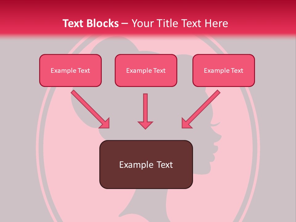 Up Do Hairstyle Stock Vector Illustration: PowerPoint Template