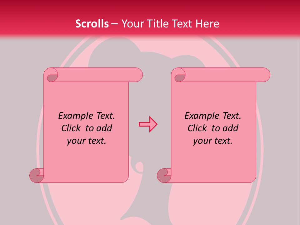 Up Do Hairstyle Stock Vector Illustration: PowerPoint Template