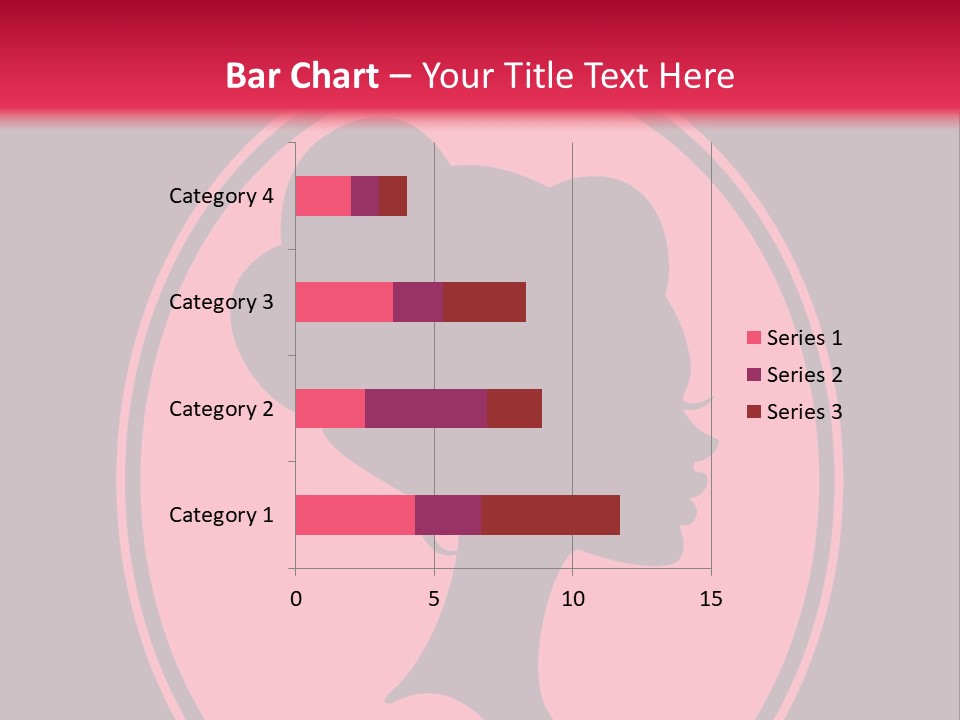 Up Do Hairstyle Stock Vector Illustration: PowerPoint Template