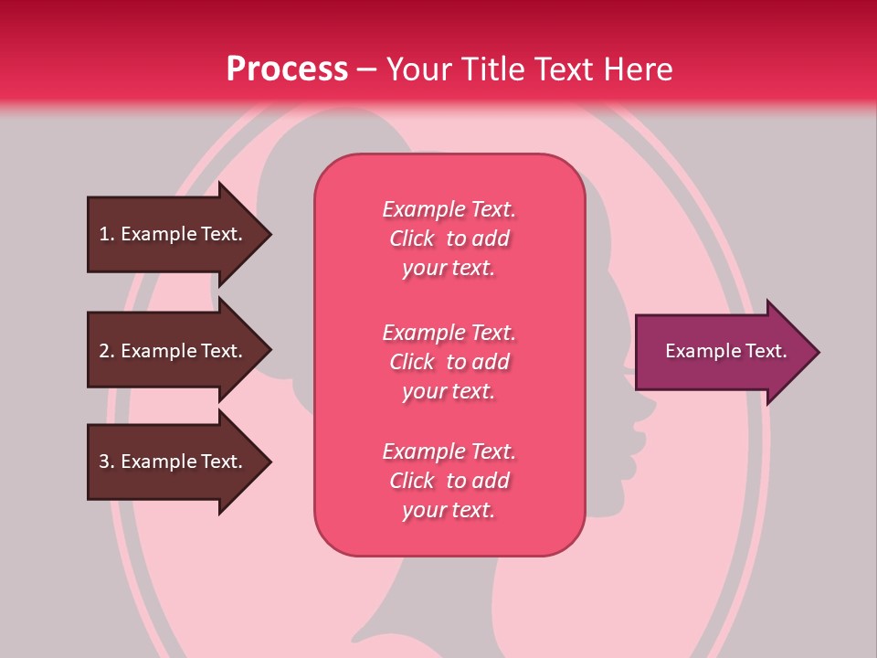 Up Do Hairstyle Stock Vector Illustration: PowerPoint Template