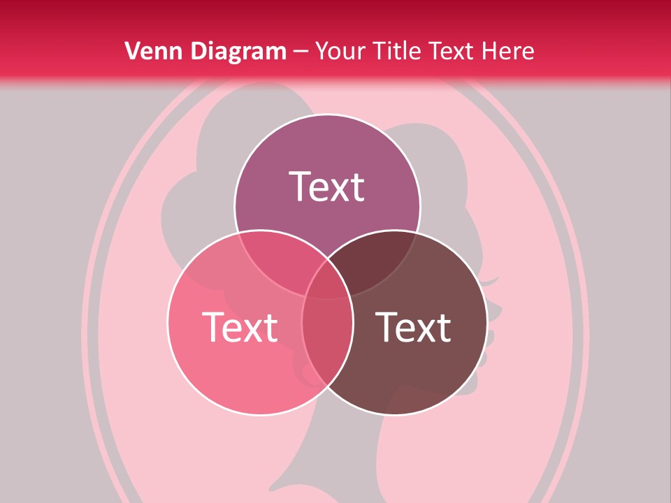 Up Do Hairstyle Stock Vector Illustration: PowerPoint Template