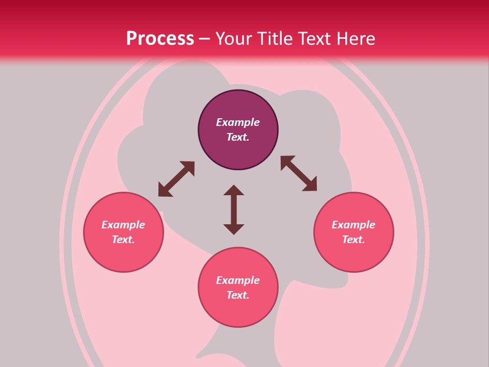 Up Do Hairstyle Stock Vector Illustration: PowerPoint Template