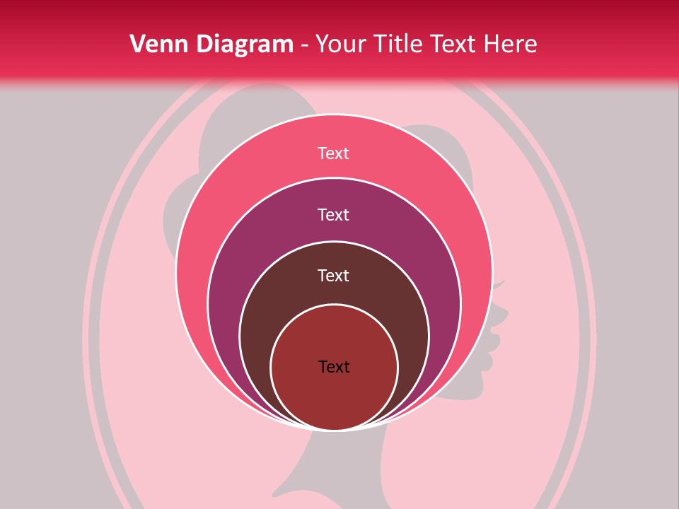 Up Do Hairstyle Stock Vector Illustration: PowerPoint Template