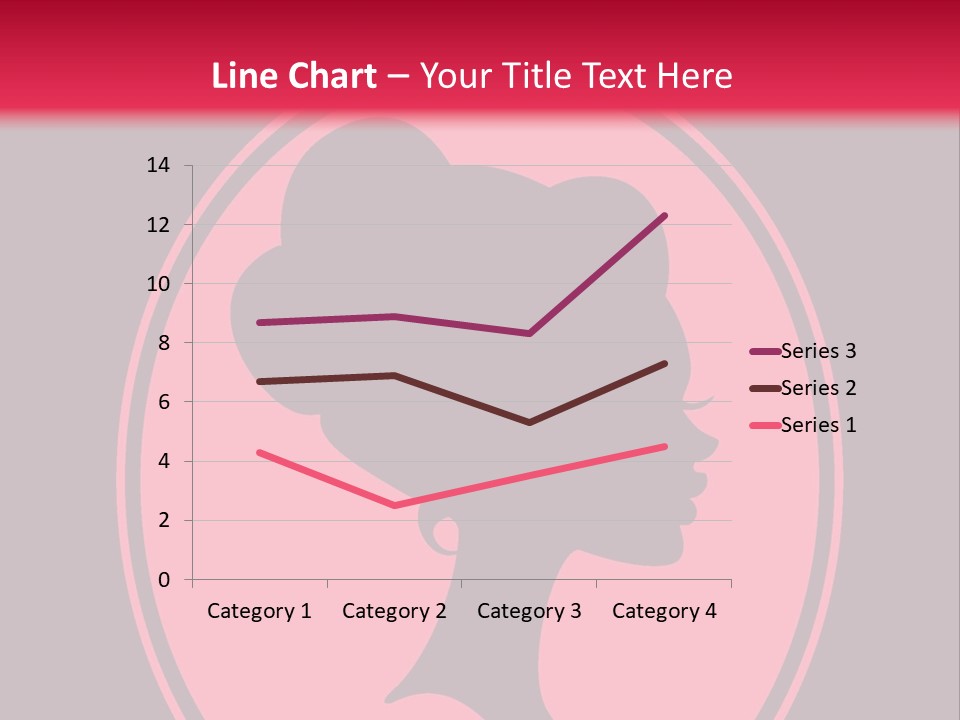 Up Do Hairstyle Stock Vector Illustration: PowerPoint Template