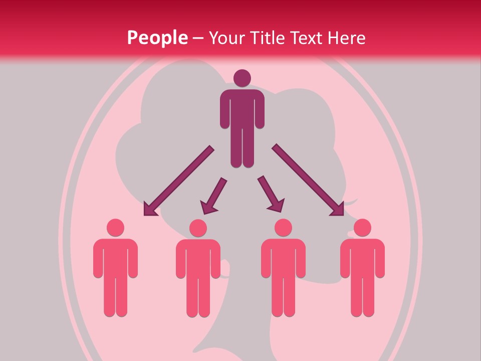 Up Do Hairstyle Stock Vector Illustration: PowerPoint Template