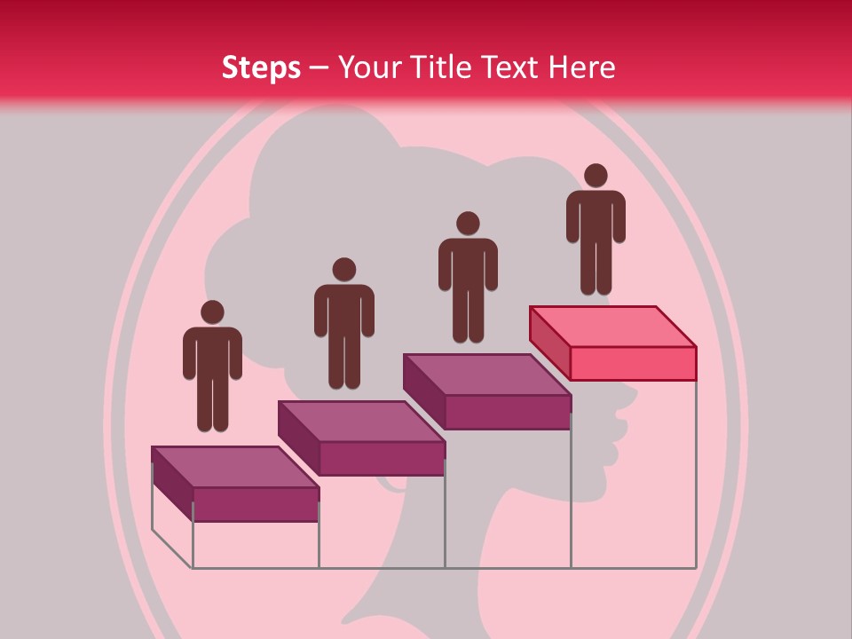 Up Do Hairstyle Stock Vector Illustration: PowerPoint Template