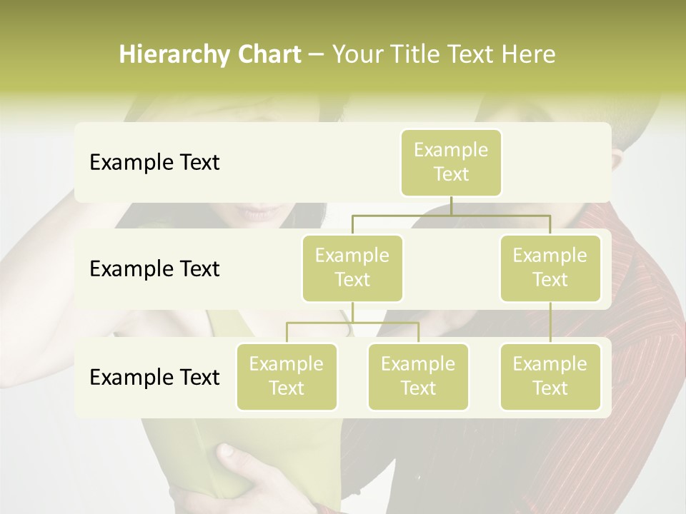 Young Couple Conflict On Isolated Background PowerPoint Template