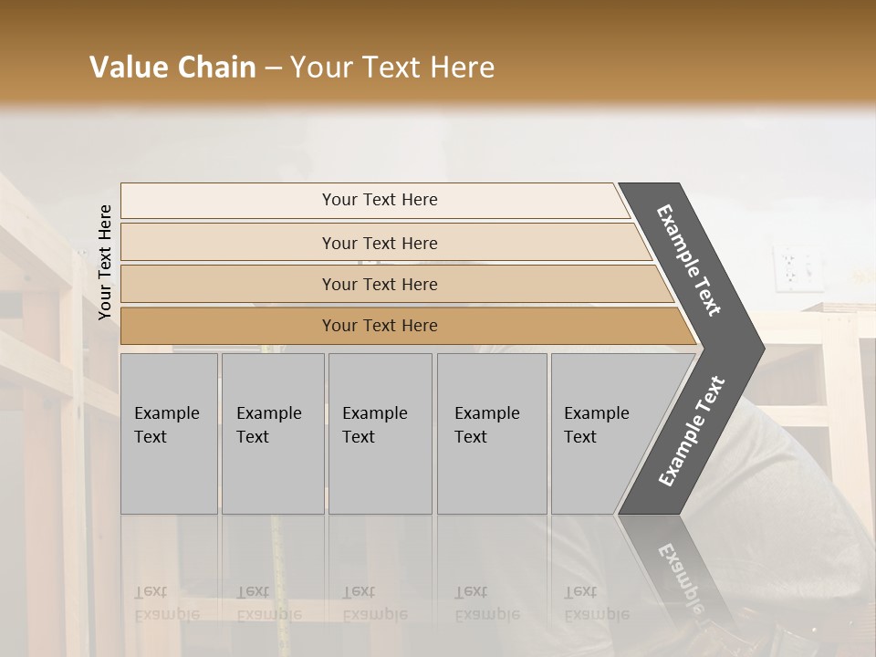 Finish Carpenter Working On Custom Home Cabinets In Home Kitchen PowerPoint Template