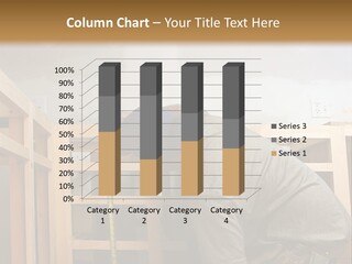 Finish Carpenter Working On Custom Home Cabinets In Home Kitchen PowerPoint Template