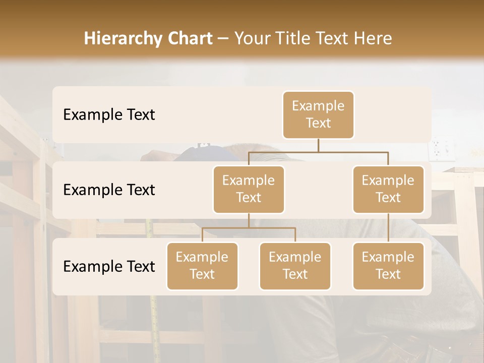 Finish Carpenter Working On Custom Home Cabinets In Home Kitchen PowerPoint Template