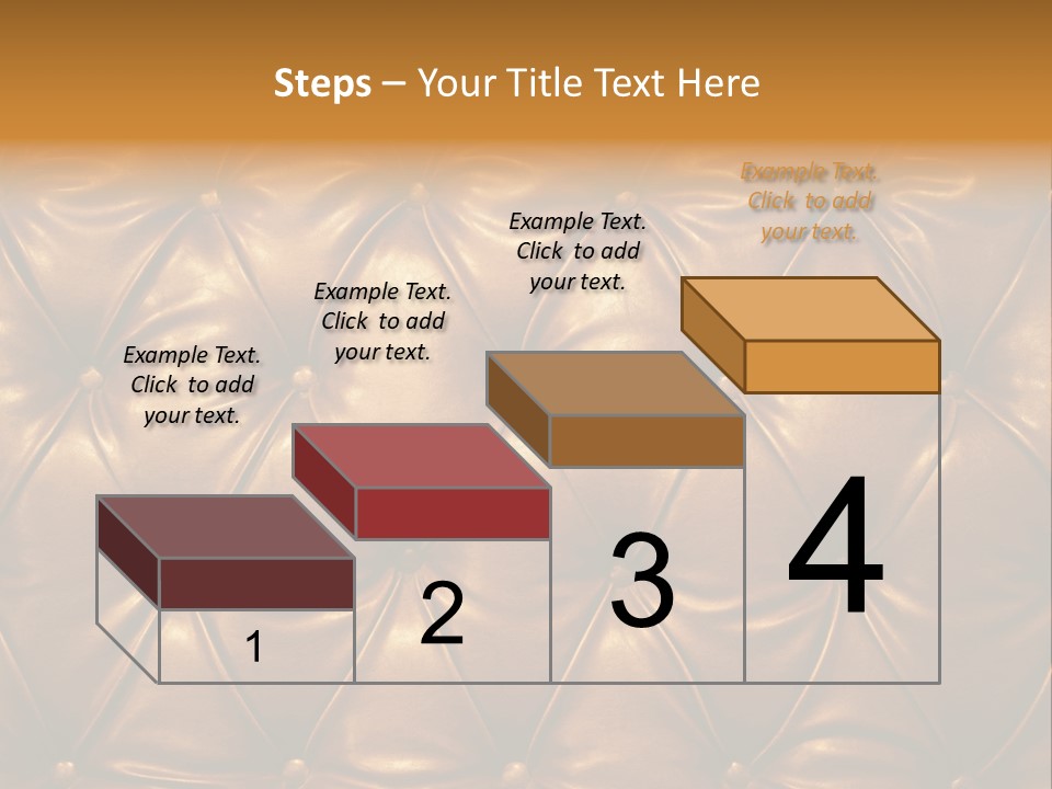 Sepia Picture Of Genuine Leather Upholstery PowerPoint Template