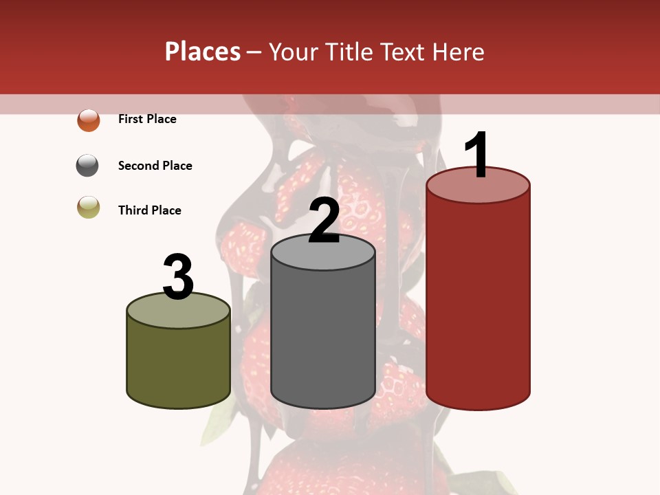 A Chocolate Covered Strawberry Powerpoint Presentation PowerPoint Template