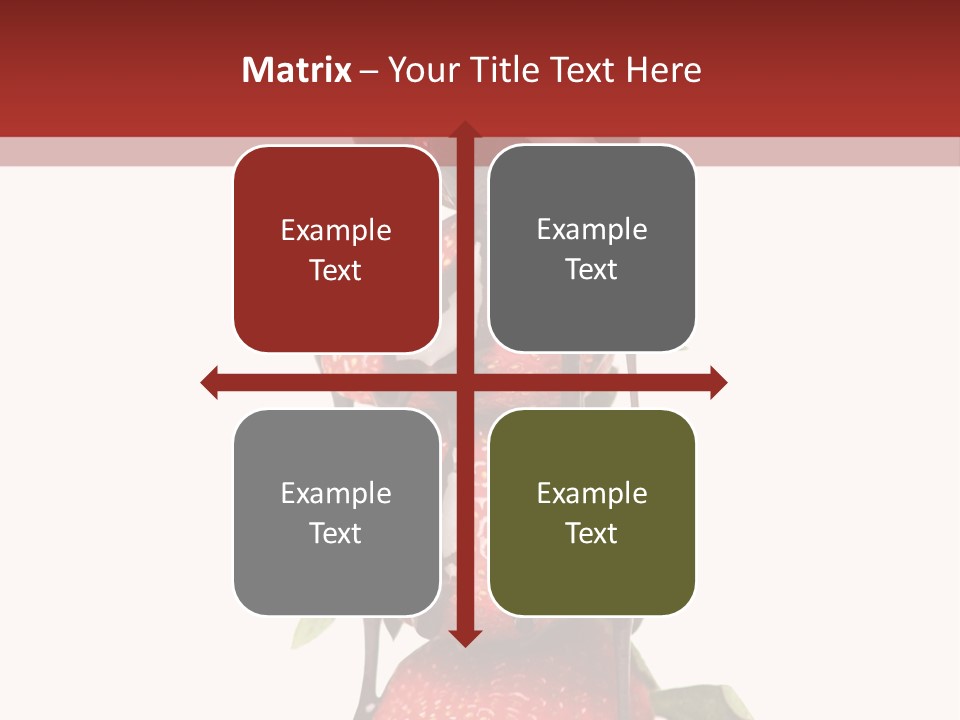 A Chocolate Covered Strawberry Powerpoint Presentation PowerPoint Template