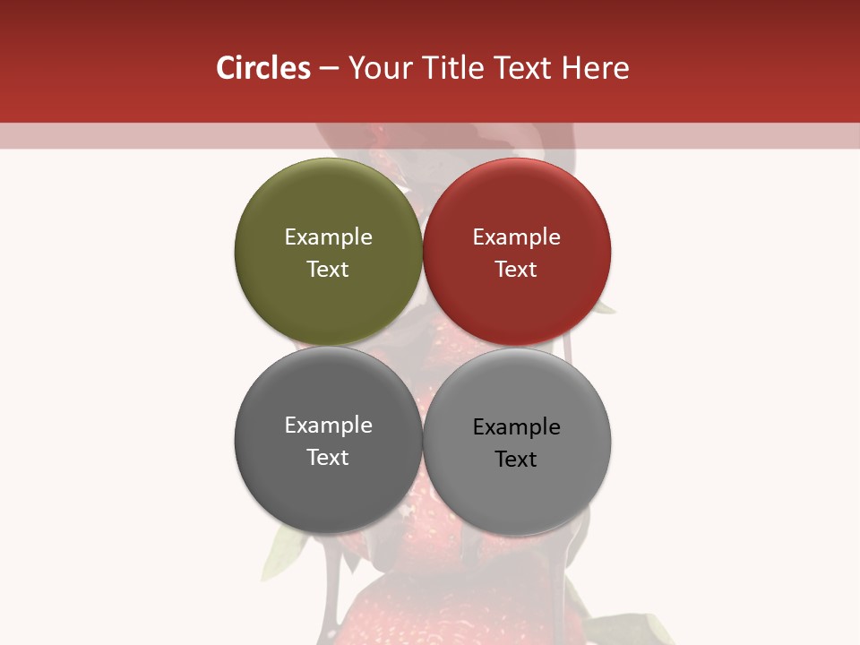 A Chocolate Covered Strawberry Powerpoint Presentation PowerPoint Template