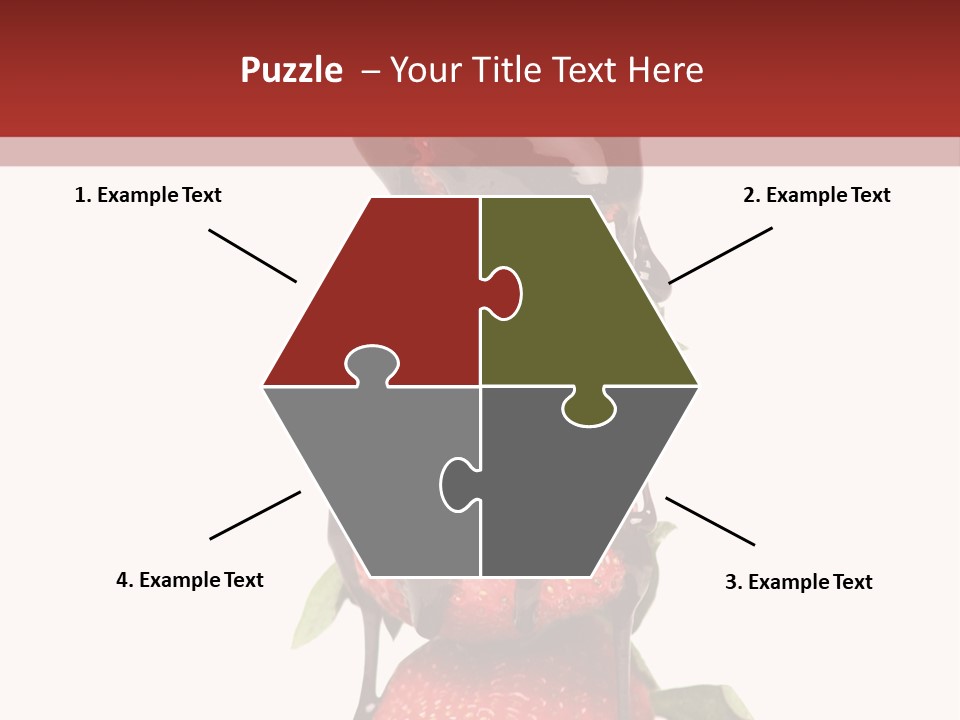 A Chocolate Covered Strawberry Powerpoint Presentation PowerPoint Template