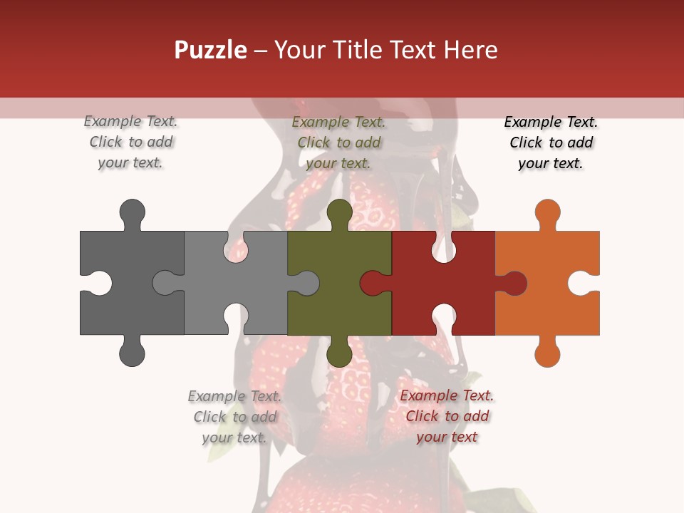 A Chocolate Covered Strawberry Powerpoint Presentation PowerPoint Template