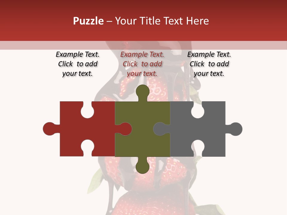 A Chocolate Covered Strawberry Powerpoint Presentation PowerPoint Template