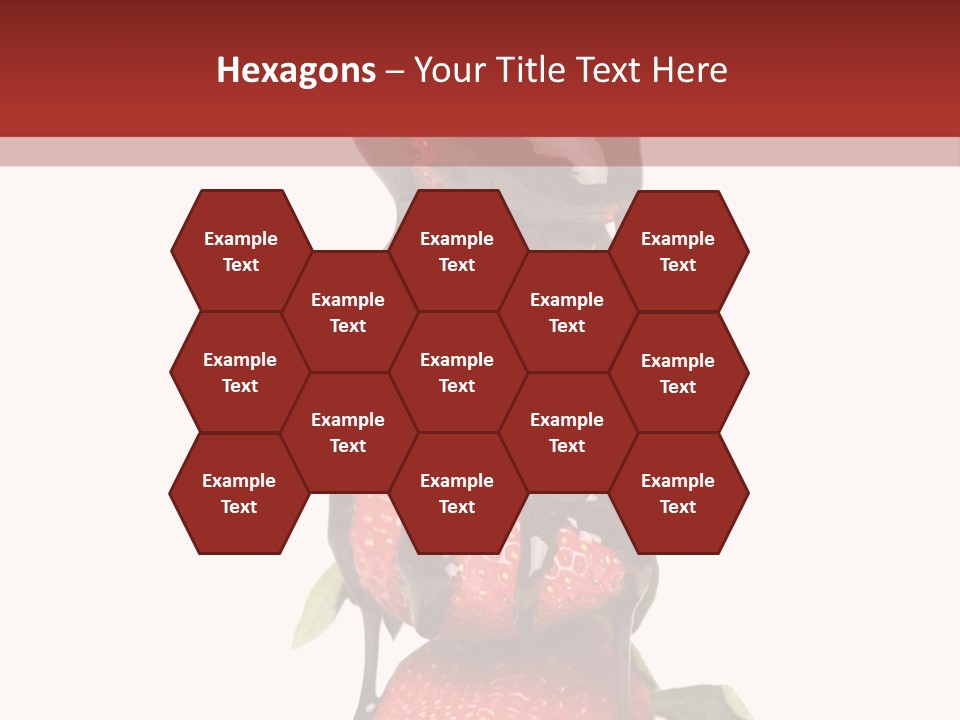 A Chocolate Covered Strawberry Powerpoint Presentation PowerPoint Template