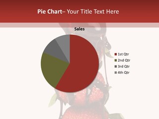 A Chocolate Covered Strawberry Powerpoint Presentation PowerPoint Template