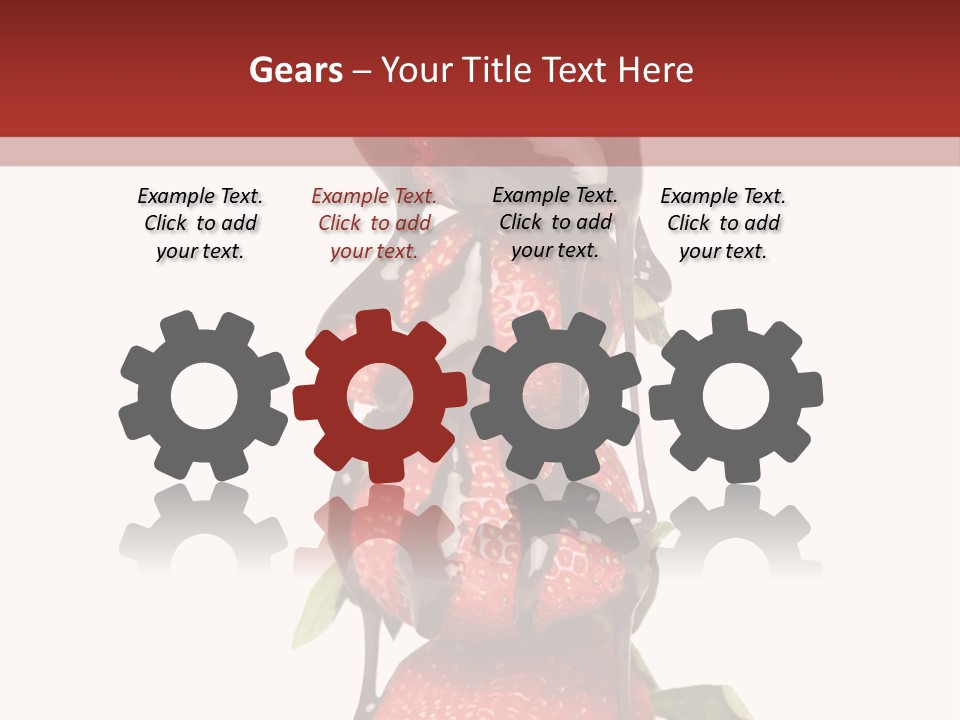 A Chocolate Covered Strawberry Powerpoint Presentation PowerPoint Template