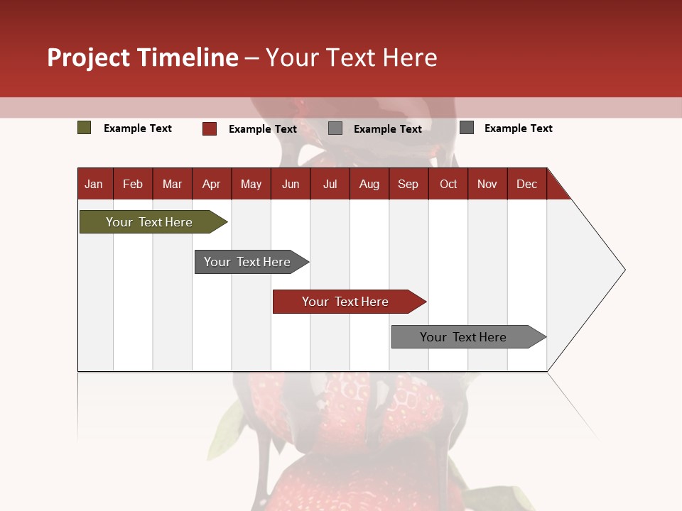 A Chocolate Covered Strawberry Powerpoint Presentation PowerPoint Template